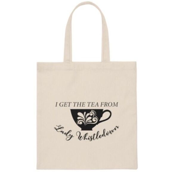 Bridgerton Lady Whistledown Tote - Picture 1 of 3